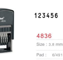 Rubber Stamp (Date) Built-in ink